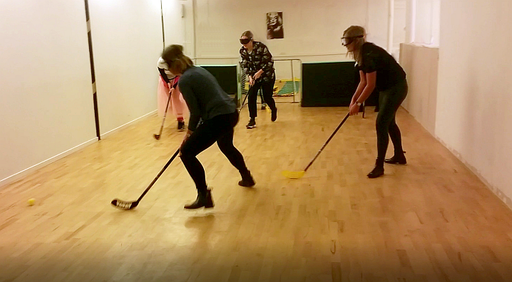 Promille-hockey indendørs